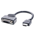 36928-Lindy 41227 adaptador de cable de video 0,2 m DVI-D HDMI Negro