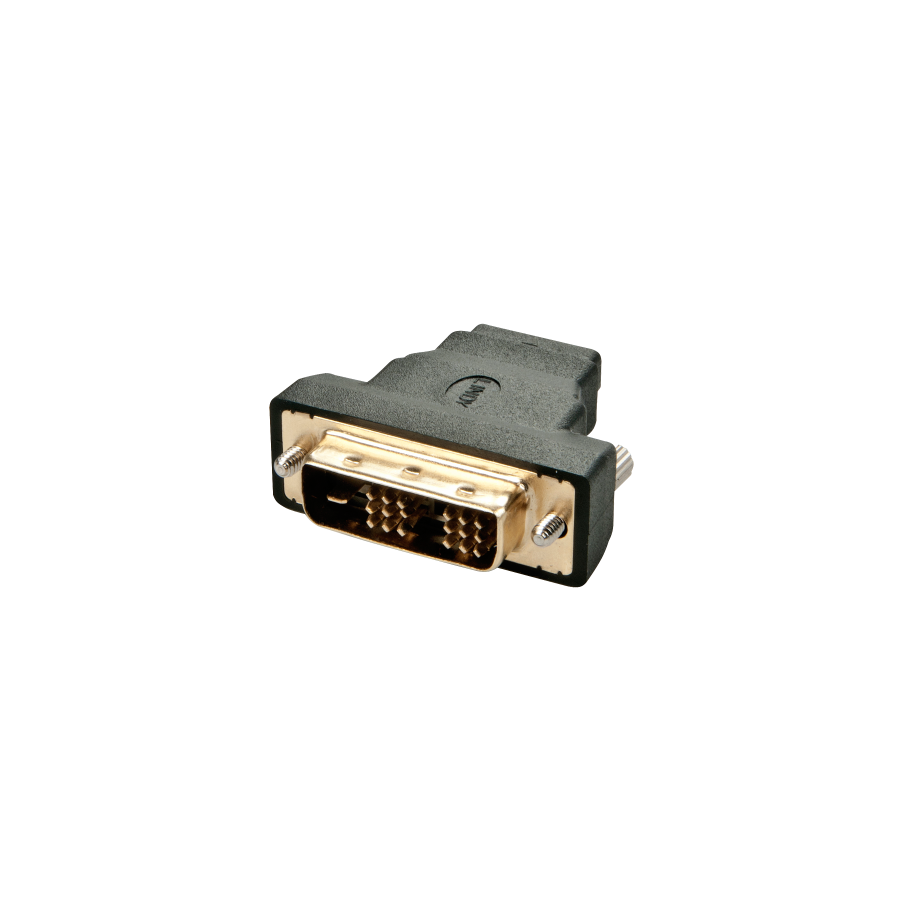 36929-Lindy 41228 cambiador de genero para cable HDMI-A FM DVI-D M Negro