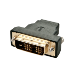 36929-Lindy 41228 cambiador de genero para cable HDMI-A FM DVI-D M Negro