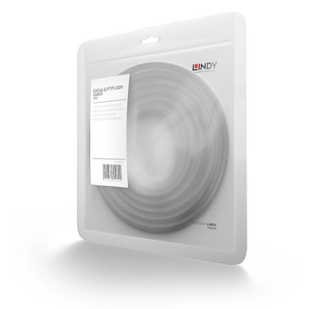 37068-Lindy 45358 cable de red Gris 15 m Cat6a S/FTP (S-STP)