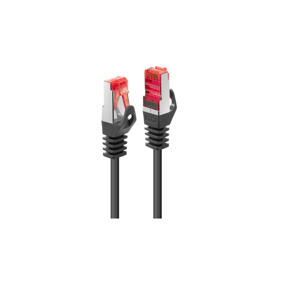 37477-Lindy 47370 cable de red Negro 0,3 m Cat6 S/FTP (S-STP)