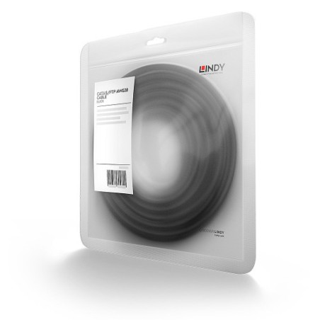 37482-Lindy 47372 cable de red Negro 1 m Cat6 S/FTP (S-STP)