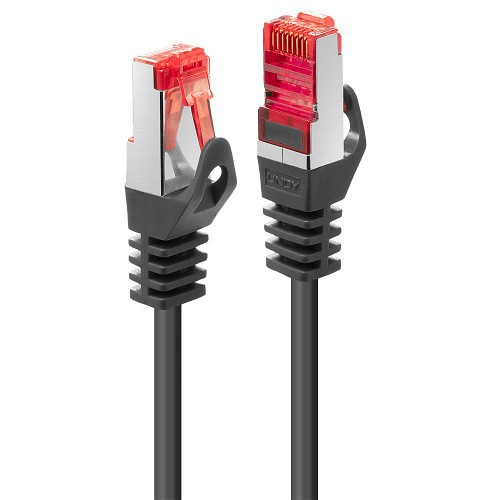 37491-Lindy 47377 cable de red Negro 7,5 m Cat6 S/FTP (S-STP)