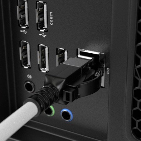 37628-Lindy 47603 cable de red Gris 1,5 m Cat6a S/FTP (S-STP)