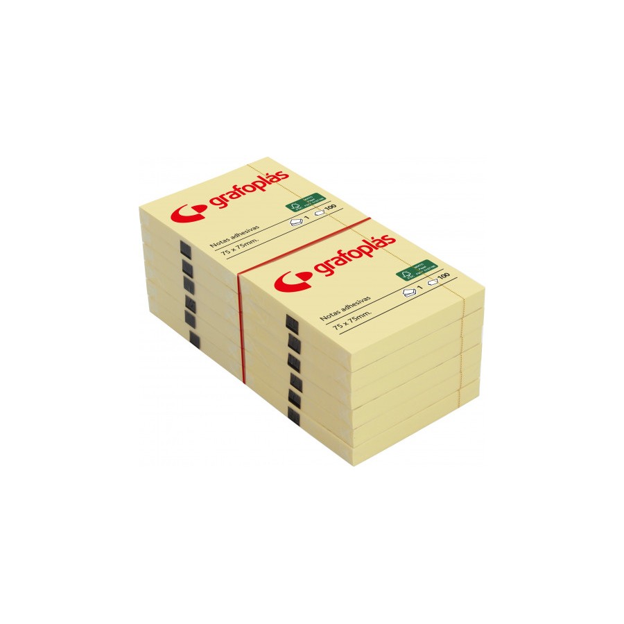3788-BLOC 100 NOTAS ADHESIVAS 75X125MM AMARILLAS GRAFOPLAS 65205560 3788-BLOC 100 NOTAS ADHESIVAS 75X125MM AMARILLAS GRAFOPLAS 65205560