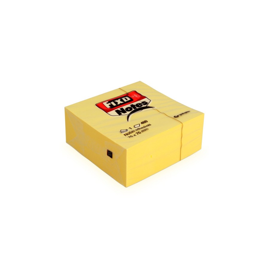 3789-CUBO 400 NOTAS ADHESIVAS 76X76MM AMARILLAS FIXO 65005463 3789-CUBO 400 NOTAS ADHESIVAS 76X76MM AMARILLAS FIXO 65005463