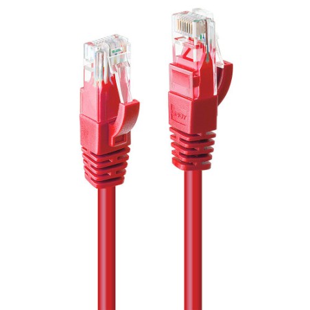38073-Lindy 48031 cable de red Rojo 0,5 m Cat6 U/UTP (UTP)