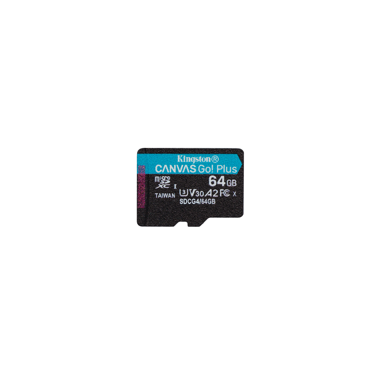 Kingston Technology 64GB microSDXC Canvas Go Plus Gen4 200R A2 U3 Paquete individual sin ADP