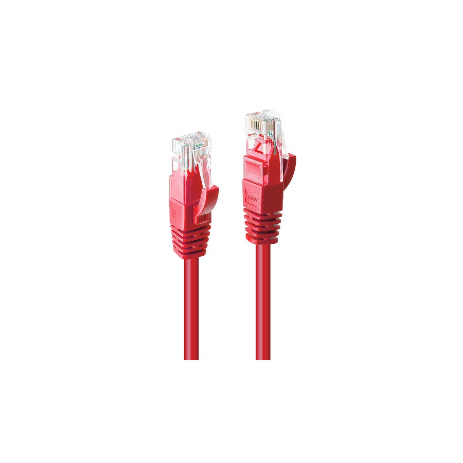 38079-Lindy 48036 cable de red Rojo 7,5 m Cat6 U/UTP (UTP)