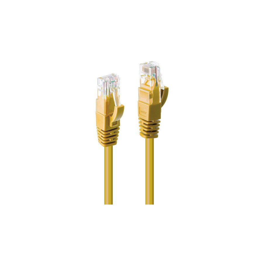 38109-Lindy 48060 cable de red Amarillo 0,3 m Cat6 U/UTP (UTP)