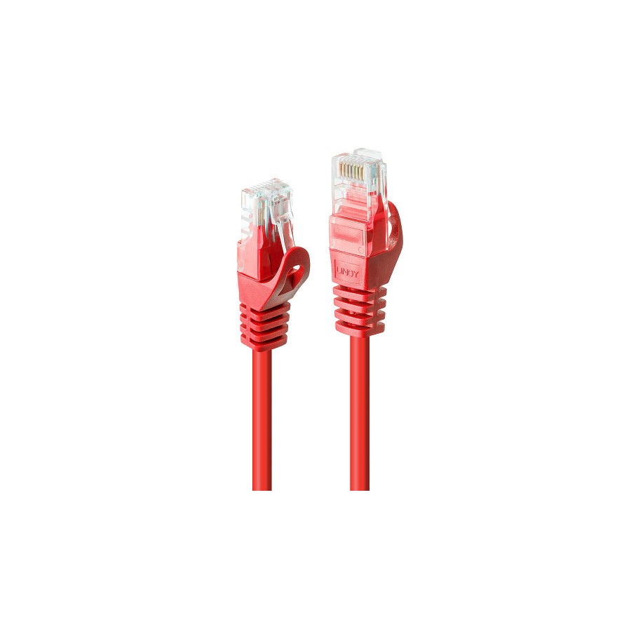 38253-Lindy 48185 cable de red Rojo 5 m Cat6 U/UTP (UTP)