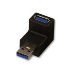 38326-Lindy 71261 cambiador de genero para cable USB 3.0 Negro