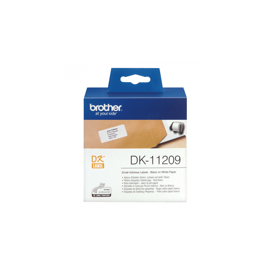 3834-BROTHER ETIQUETAS DE DIRECCION PEQUENAS 62MMX29MM, 800 UNIDA 3834-BROTHER ETIQUETAS DE DIRECCION PEQUENAS 62MMX29MM, 800 UNIDA