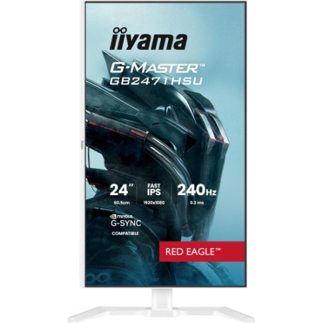38426-iiyama G-MASTER GB2471HSU-W1 pantalla para PC 60,5 cm (23.8") 1920 x 1080 Pixeles Blanco