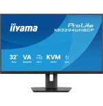 38796-MONITOR IIYAMA, 32 PULGADAS, VA 4K BASE USB-C (95W), CONMUTADOR KVM, PUERTO LAN, COMPATIBILIDAD PIP/PBP