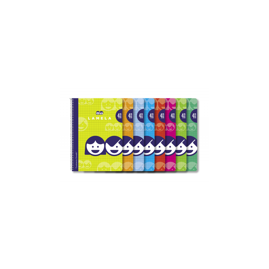 3882-CUADERNO BASICO FORMATO 4o 40 HOJAS RAYADO 4 MM SURTIDOS LAMELA 07004 3882-CUADERNO BASICO FORMATO 4o 40 HOJAS RAYADO 4 MM SURTIDOS LAMELA 07004