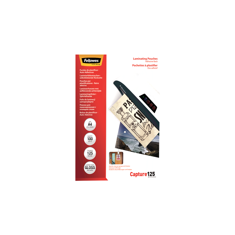 389-Fellowes 5328901 pelicula de laminacion A4 100 pieza(s) 389-Fellowes 5328901 pelicula de laminacion A4 100 pieza(s)