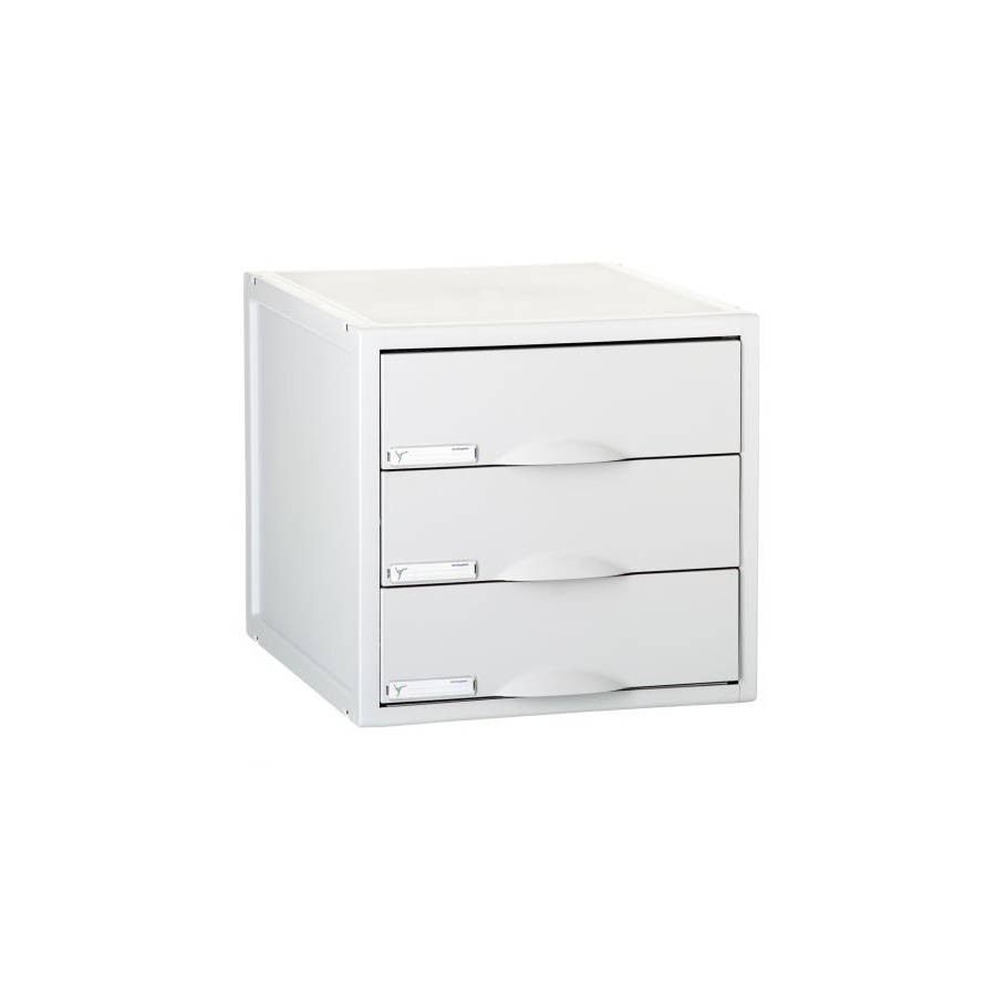 3909-MODULO ARCHISYSTEM DE 3 CAJONES 356X316X303 MM GRIS ARCHIVO 2000 8403C GS 3909-MODULO ARCHISYSTEM DE 3 CAJONES 356X316X303 MM GRIS ARCHIVO 2000 8403C GS
