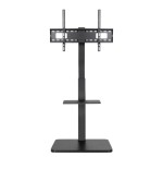 39093-TooQ Moon Soporte de Suelo con Regulacion de Altura para Pantallas 37"-75"