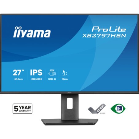 39140-MONITOR IIYAMA, 27", IPS, 4-SIDE SLIM BEZEL 1920X1080 100HZ