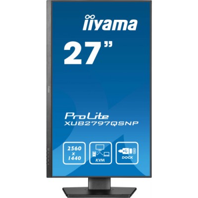 MONITOR IIYAMA PROLITE XUB2797QSNP 27 QHD 1440P IPS 100HZ 1MS SPEAKERS DP