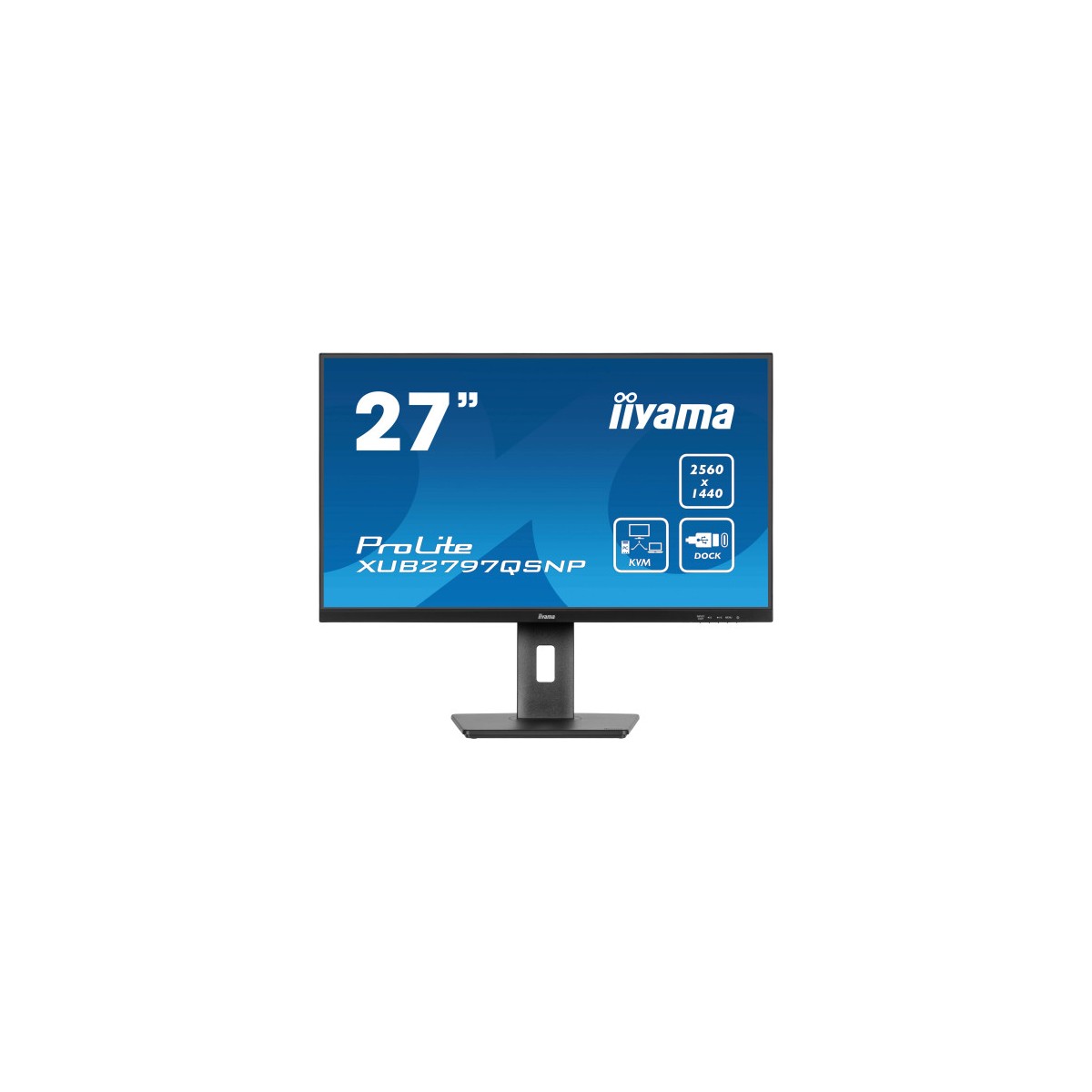 MONITOR IIYAMA PROLITE XUB2797QSNP 27 QHD 1440P IPS 100HZ 1MS SPEAKERS DP