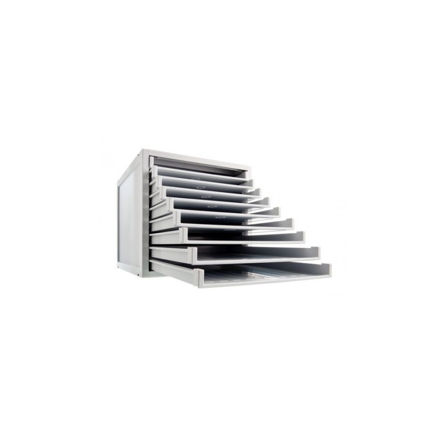 3916-MODULO ARCHISYSTEM DE 9 BANDEJAS 356X316X303 MM GRIS ARCHIVO 2000 8409B GS 3916-MODULO ARCHISYSTEM DE 9 BANDEJAS 356X316X303 MM GRIS ARCHIVO 2000 8409B GS