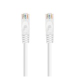 39172-Nanocable Cable de red latiguillo RJ45 LSZH Cat.6A UTP AWG24, Blanco, 0.5m