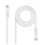 39205-Nanocable Cable de red latiguillo RJ45 LSZH Cat.6A UTP AWG24, Blanco, 3.0m
