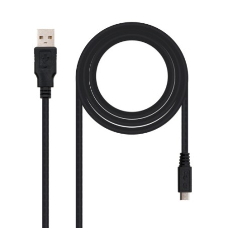 39265-Nanocable 10.01.0503 cable USB 3 m USB 2.0 USB A Micro-USB B Negro
