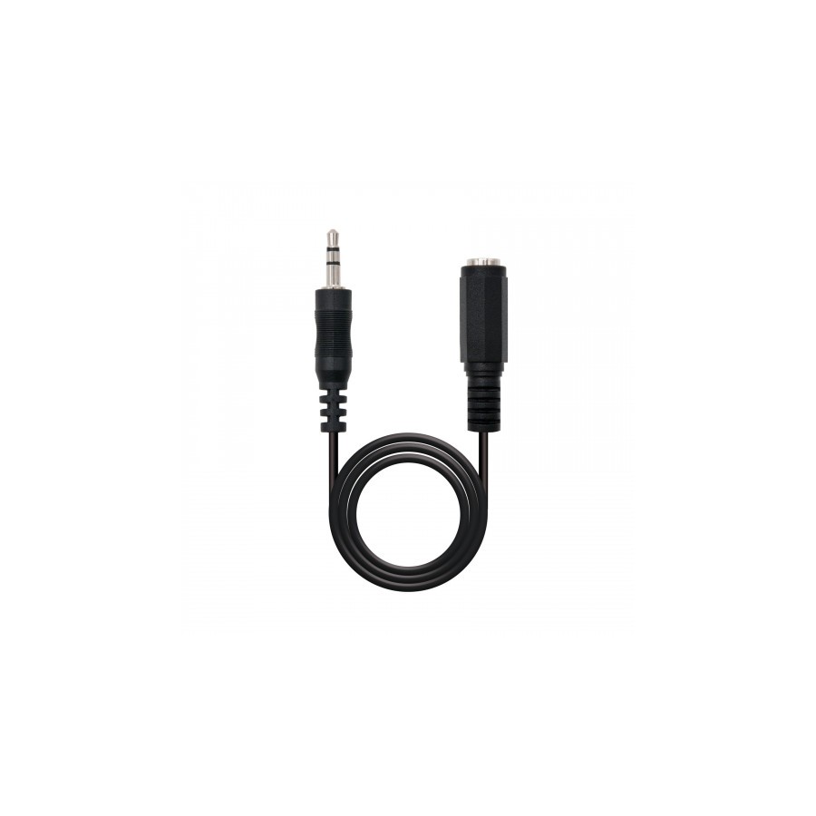 39285-Nanocable 10.24.0205 cable de audio 5 m 3,5mm Negro