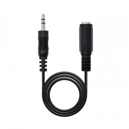 39285-Nanocable 10.24.0205 cable de audio 5 m 3,5mm Negro