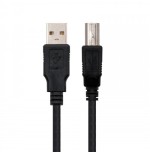 39290-Nanocable CABLE USB 2.0 IMPRESORA, TIPO A/M-B/M, NEGRO, 4.5 M