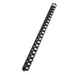 393-PACK 100 CANUTILLOS PLASTICO 12 MM. NEGRO FELLOWES 5346507