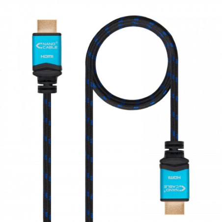 39301-Nanocable Cable HDMI V2.0 4K@60GHz 18 Gbps A/M-A/M, negro, 7.0 m.