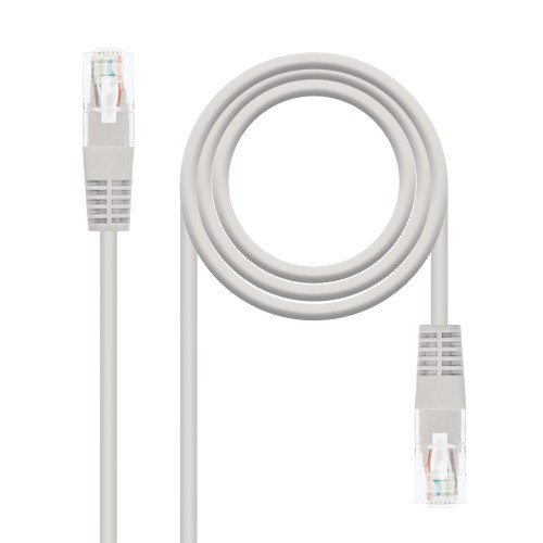 39417-NANOCABLE CABLE RED LATIGUILLO RJ45 CAT.6 UTP AWG24, 25 CM