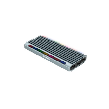 39423-TooQ Shinobi Caja externa para unidad de estado solido (SSD) Gris M.2