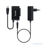 39428-TooQ TQHDA-01A base de conexion para disco duro USB 3.2 Gen 1 (3.1 Gen 1) Type-A Negro