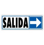 3944-SENAL "SALIDA (DERECHA)" 175X65 PVC GRIS ARCHIVO 2000 6177-06 GS