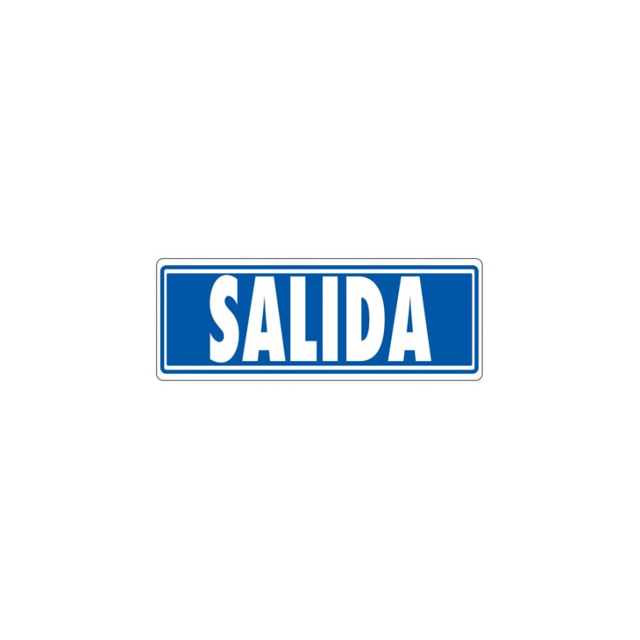 3945-SENAL "SALIDA (SIN INDICADOR)" 175X65 PVC GRIS ARCHIVO 2000 6177-07 GS 3945-SENAL "SALIDA (SIN INDICADOR)" 175X65 PVC GRIS ARCHIVO 2000 6177-07 GS