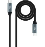 39494-NANOCABLE CABLE USB 3.2 GEN2X2 20GBPS 5A/100W 4K/60HZ USB-C/