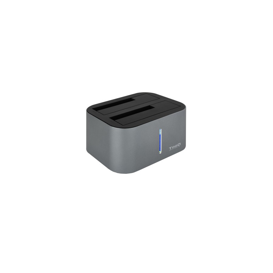 39521-TooQ TQDS-805G base de conexion para disco duro USB 3.2 Gen 1 (3.1 Gen 1) Type-B Aluminio