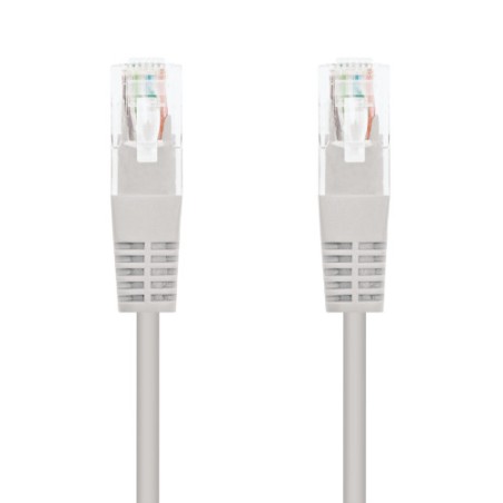 39544-Nanocable Cable Red Latiguillo RJ45 Cat.6 UTP AWG24, 30 cm
