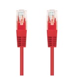 39552-Nanocable Cable Red Latiguillo RJ45 CAT.6 UTP AWG24, Rojo, 30 cm