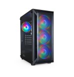 39569-TooQ Caja Semitorre Gaming Ragnarok, Negra