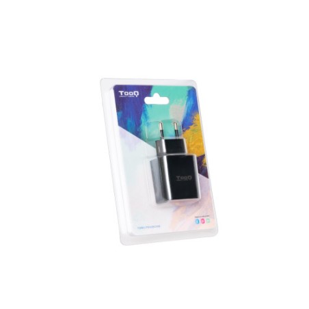39572-TooQ Cargador de Pared USB-C PD20W, Negro