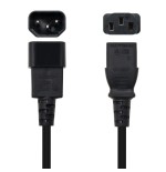 39586-Nanocable Cable alimentacion CPU, C13/H-C14/M, negro, 3.0m