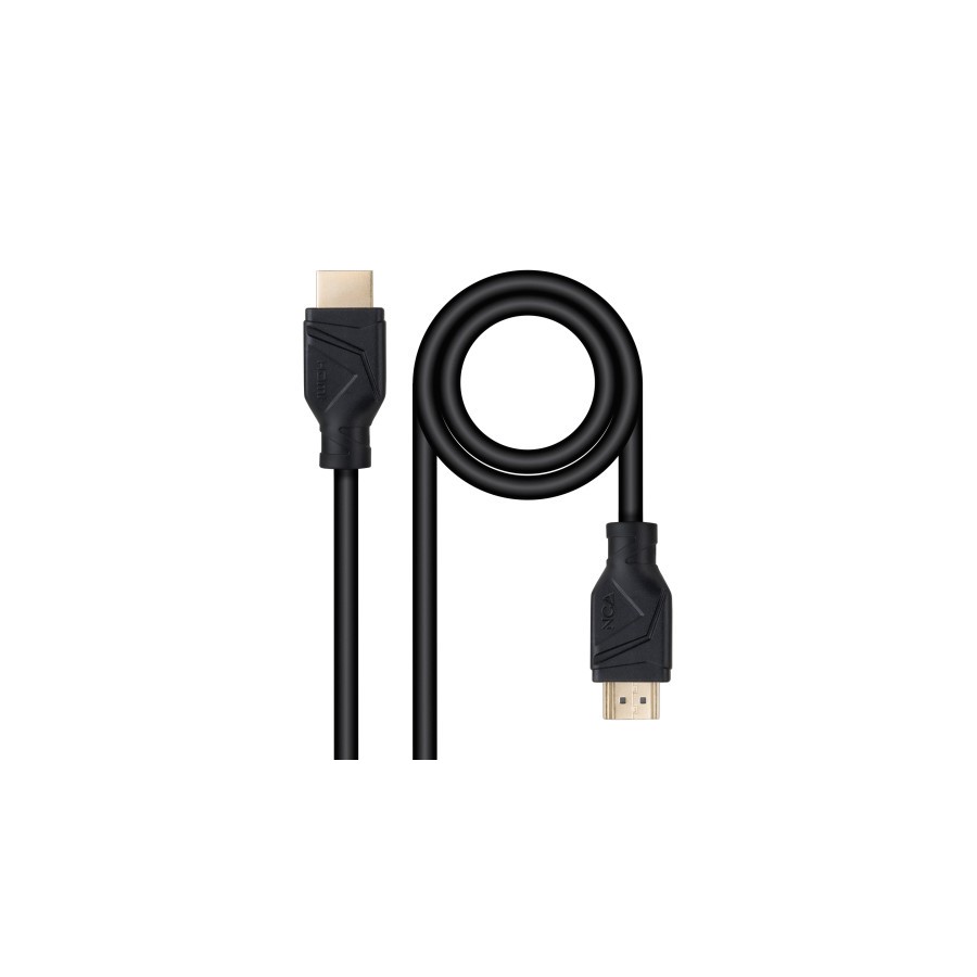 39631-Nanocable Cable HDMI V2.1 8K@60Hz 48Gbps CCS, A/M-A/M, Negro, 1 m