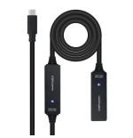 39652-Nanocable 10.01.1312 cable USB USB 3.2 Gen 1 (3.1 Gen 1) 10 m USB C Negro
