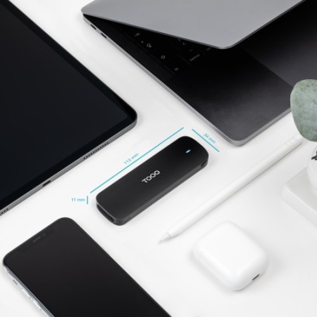 39659-TOOQ CAJA EXTERNA M.2 NVME USB3.1 GEN2 ALUMINIO NEGRA